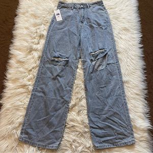 NWT boutique Do My Self Distressed jeans size medium